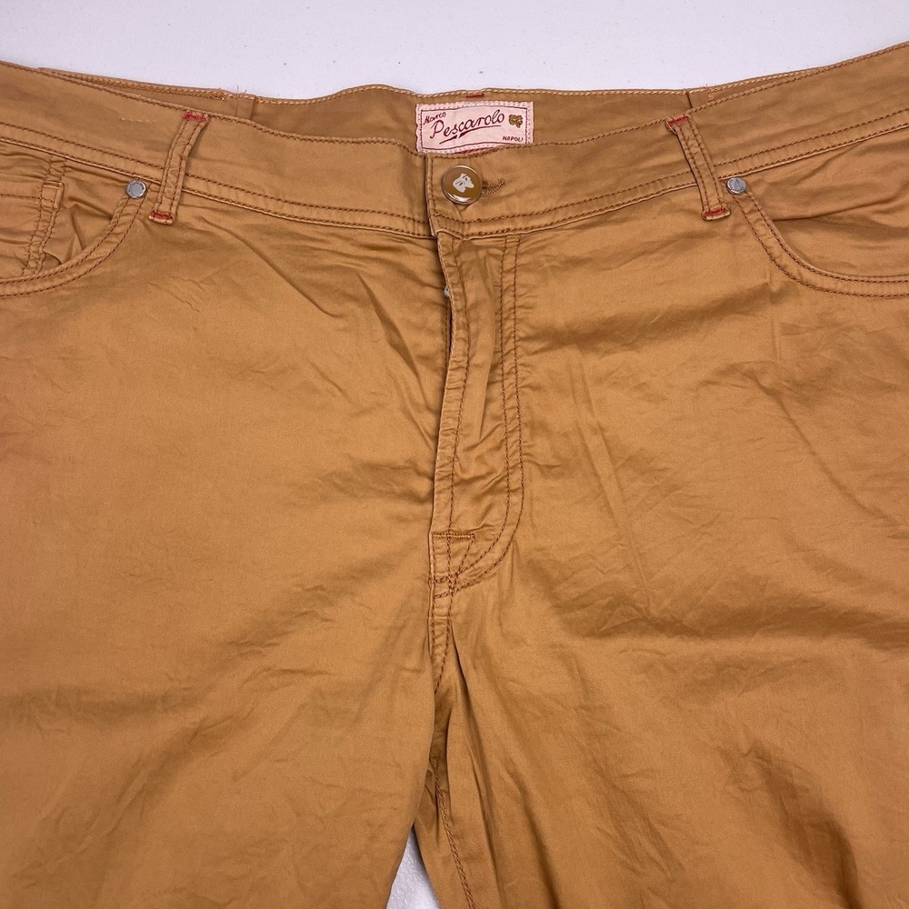Marco Pescarolo Pants 58 (41x29) Mens 5 Pocket Nerano M18 Orange VGUC
